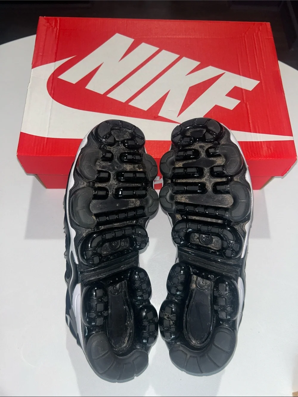 Nike Air VaporMax Plus “OverBranding Black” Women’s Size 9